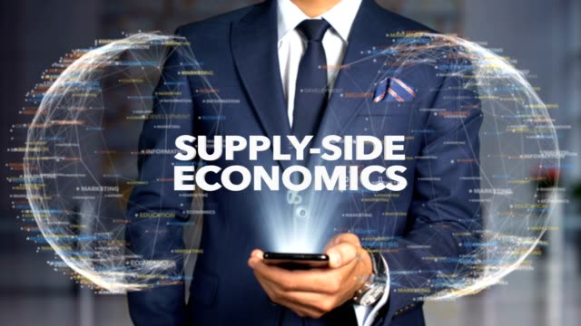 Geschäftsmann-Hologramm-Concept-Economics-Supply-side-Economics