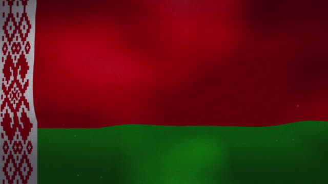 Nationalflagge-Belarus---winken