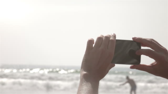 Man-taking-picture-by-mobile-phone-in-slow-motion-250fps