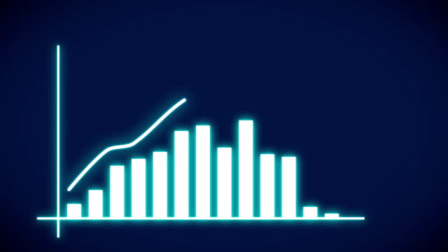 Blue-and-White-Graph-growth-animation