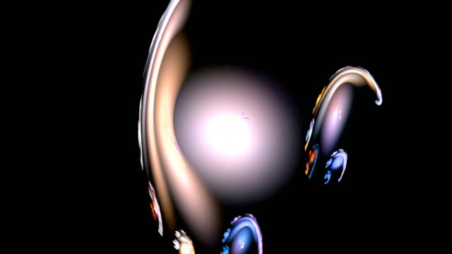 Bunte-Galaxie-abstrakte-Schleife-Bewegung-Hintergrund