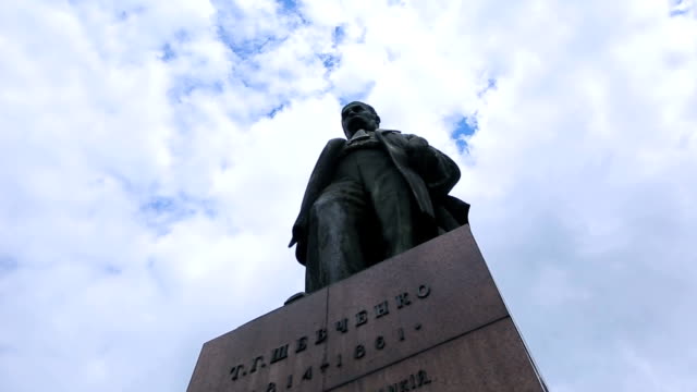 Monument-Taras-Shevchenko-sights-in-Kyiv-of-Ukraine