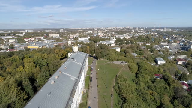Blick-auf-die-Stadt-von-Wladimir-aus-der-Höhe-die-Himmelfahrts-Kathedrale.