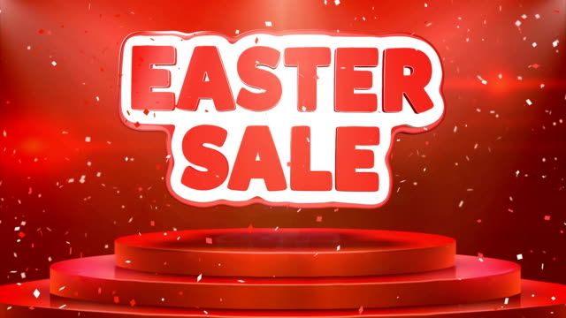 Easter-Sale-Text-Animation-Stage-Podium-Confetti-Loop-Animation