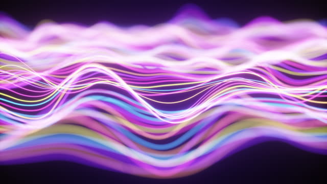 Abstract-wave-surface