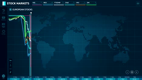 European-stock-market-indices-abruptly-falling-after-Brexit.-Economical-crisis