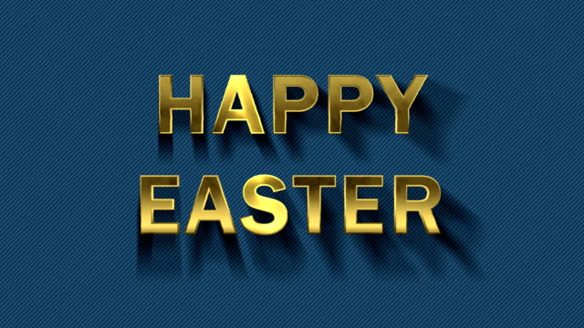 Colored-particles-turn-into-blue-background-and-text---Happy-Easter
