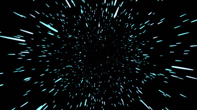 Space-warp.-Light-Speed-animation