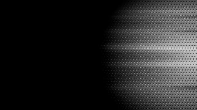 Chrome-perforated-metal-texture-video-animation
