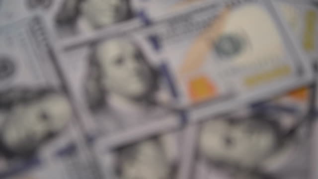 Selective-focus-of-new-100-dollars