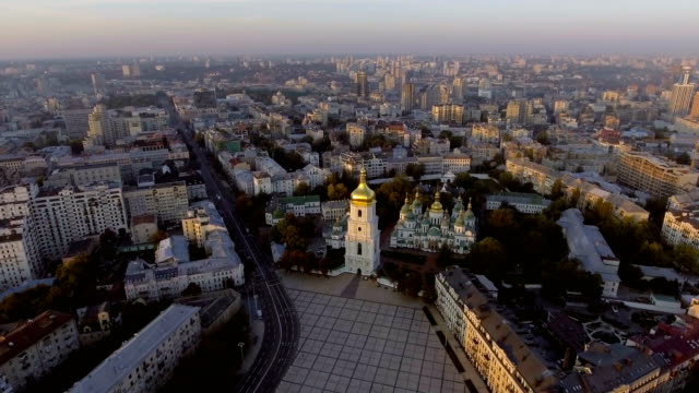 Aerial-Orthodox-Cathedral-in-Kyiv.-Sophia-Cathedral-Kyiv.-Ukraine