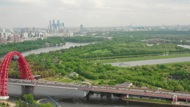 Aerial-view-of-the-modern-cable-stayed-bridge