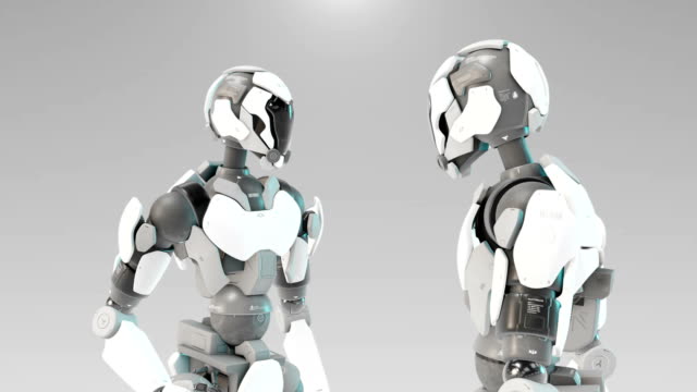 Robot-Talking-Each-Other