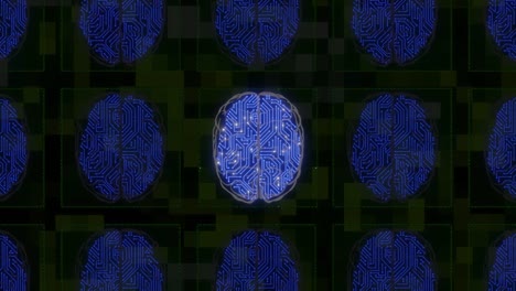 Array-von-elektronischen-Gehirnen,-aber-nur-eines-funktioniert