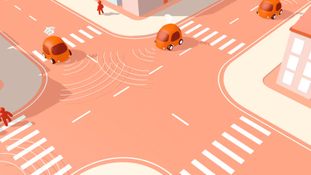 Self-driving-cars---3D-Animation