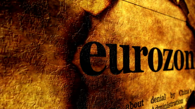 Eurozone-Grunge-Konzept
