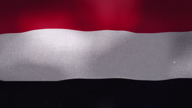 Yemen-National-Flag---Waving