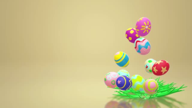 El-huevo-de-Pascua-3D-renderizado-para-el-contenido-de-vacaciones.