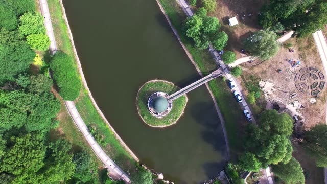 aerial-view-of-pavilion-in-the-middle-of-the-lake