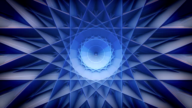 Polygon-Muster-Schleife-video,-Bühne-Schleife-Hintergrundfilm-blau