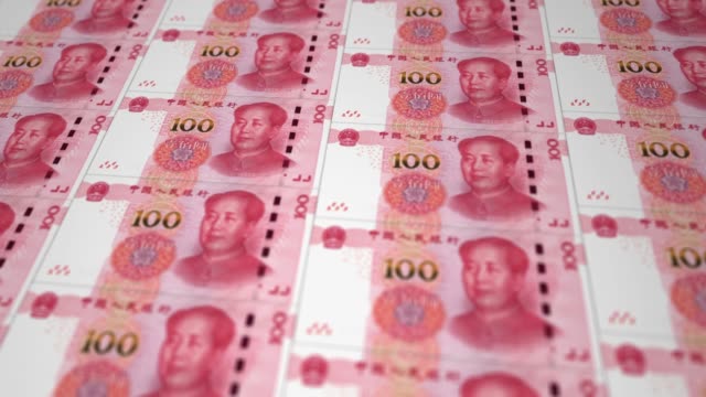 China-Geld-Yuen-Banknoten-Hintergrund-bewegen.