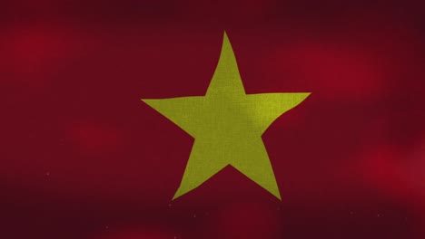 Vietnam-National-Flag---Waving