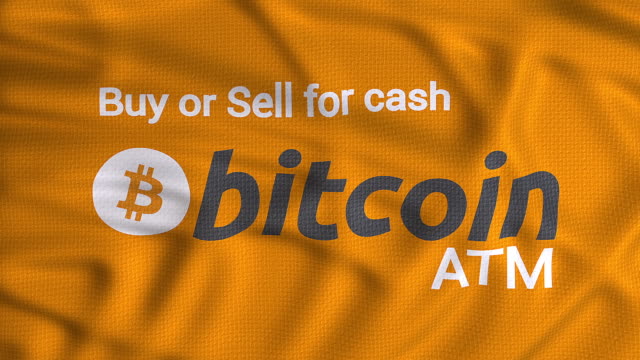Bitcoin-ATM-Flagge-Animation-automatisierte-Nerteller-Maschine