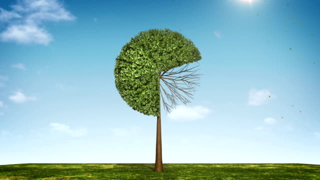 Wachsen-Baum-Form-Kreisdiagramm.-70-Prozent-angegeben.-grünes-Symbol.