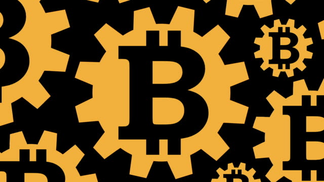 Bitcoin-Zahnräder-drehen-Hintergrund-verkleinern