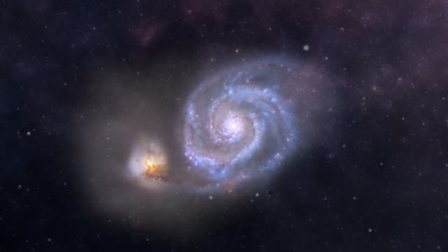Whirlpool-Galaxie-Weltraumforschung