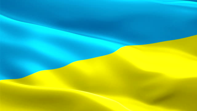 Ukrainian-flag-Closeup-1080p-Full-HD-1920X1080-footage-video-waving-in-wind.-National-Kiev-3d-Ukrainian-flag-waving.-Sign-of-Ukraine-seamless-loop-animation.-Ukrainian-flag-HD-resolution-Background-1080p