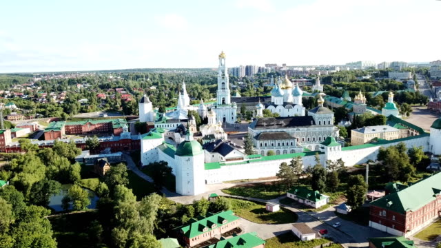 Aerial-view-of-architectural-ensemble-of-Trinity-Lavra-of-St.-Sergius