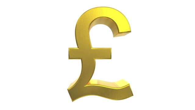 Pfund-Zeichen-Symbol-drehen-Schleife-Business-Finanzen-Steuern-England-Großbritannien-Austritt-4k