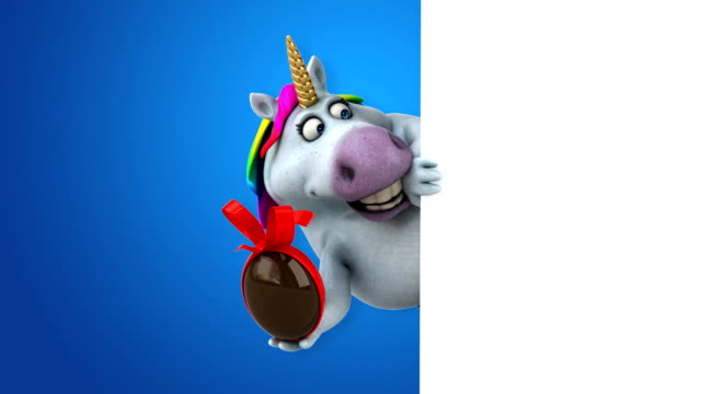 Divertida-unicornio---animación-3D