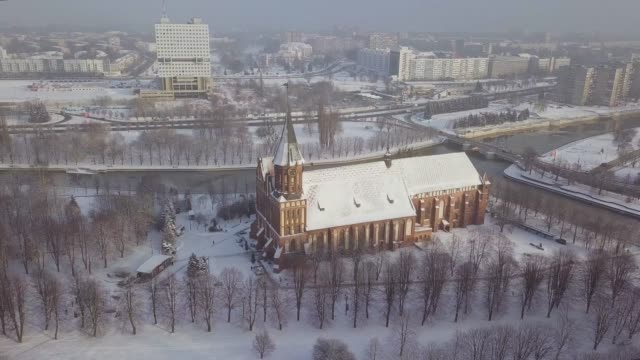 La-catedral-en-Kaliningrado,-Rusia