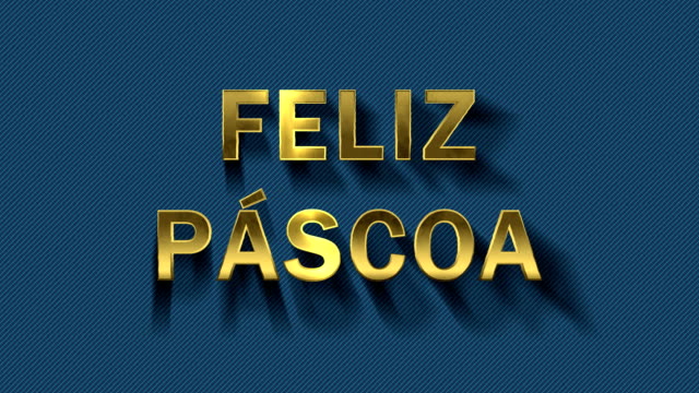 Colored-particles-turn-into-blue-background-and-text---Feliz-Pascoa