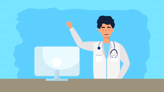 doctor-in-computer-telemedicine-animation