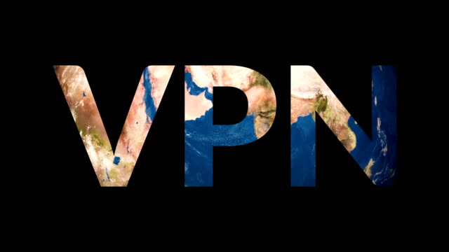 Text-VPN-revealing-turning-Earth-globe