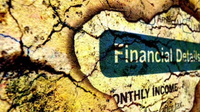 Financial-report-on-grunge-background