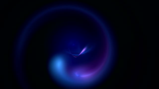 Blauen-Galaxie-Nebel-abstrakte-Schleife-Bewegung-Hintergrund