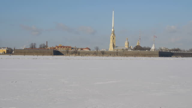 Peter-and-Paul-Fortress-in-winter