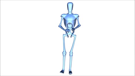 Animation-of-a-posing-Mannequin