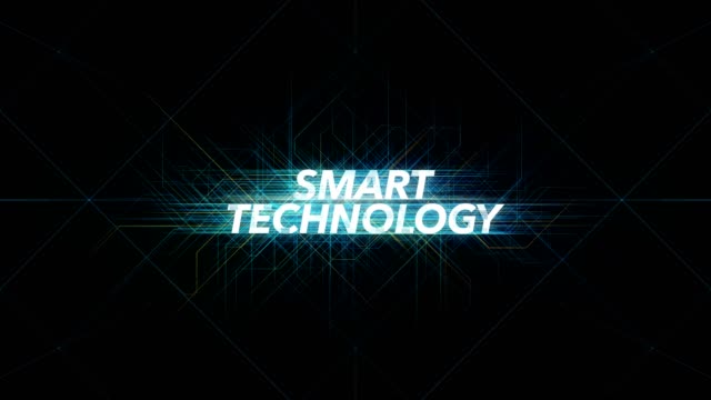 Digitale-Leitungen-Tech-Wort---SMART-Technologie