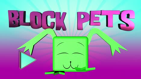 Animal-pet-style-3D-juego-de-fondo-en-un-tema-popular-adolescente