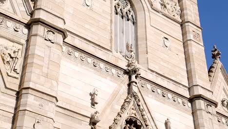 Panoramic-view-of-facade-of-Cathedral-of-the-Assumption-of-Mary,-architecture