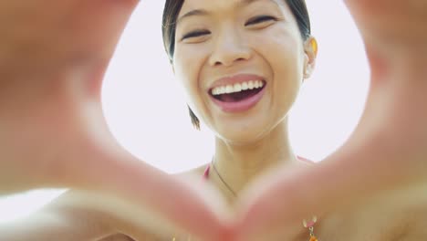 Portrait-ethnic-girl-framing-face-social-media-post