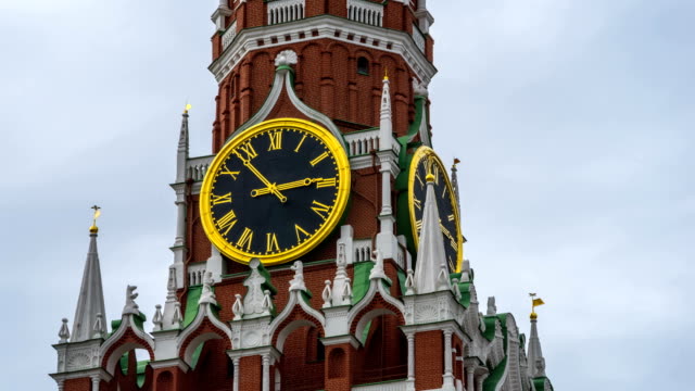 Kremlin-clock-"chimes",-time-lapse