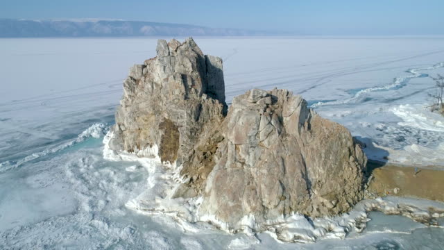 El-paisaje-emblemático-del-lago-Baikal-Winter
