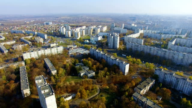 Aerial-panorama-of-residential-area-Saltivka-in-Kharkiv