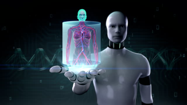 Robot-open-palm,-body-scanning-blood-vessel-system.